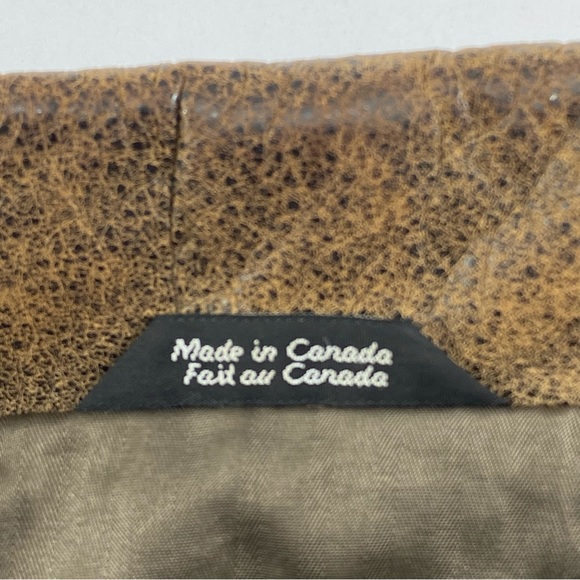 Cabelas Bomber Brown Soft Leather Jacket Men’s XL Regular Aviator Flight A 261 - Picture 16 of 16